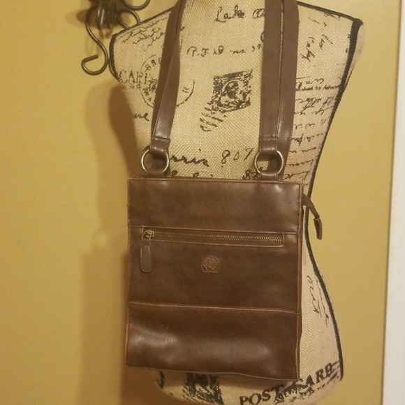 timberland leather shoulder bag